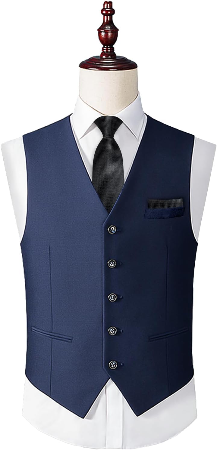 DiBanGu Boys Pre-tied Neckties and Pocket Square Set Adjustable Strap Tie for Kids Wedding Party Graduation School Uniforms, Deep Black - Image 4