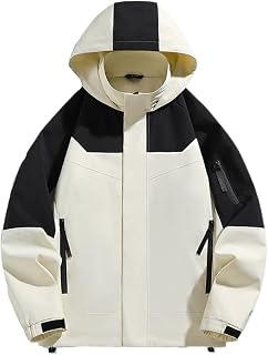 Men Jacket Loose Casual Solid Color Outdoorjacket Trend All-Match Mode Punchingjacket Comfortabel Warm Breathable Sportsjacket