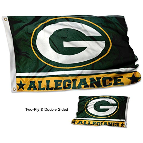 GREEN BAY PACKERS EST 1919 3'X5' DELUXE FLAG NEW WINCRAFT