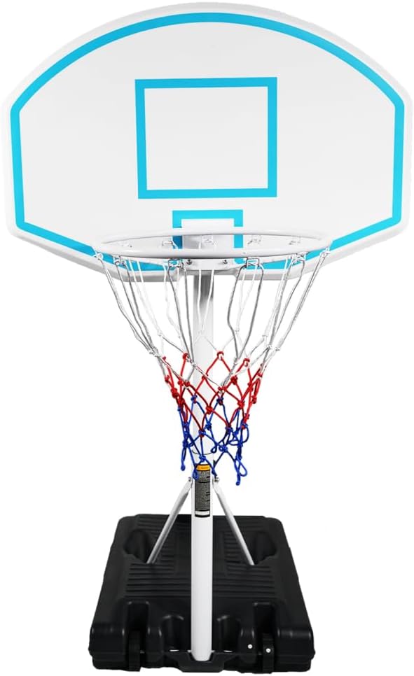 Adjustable Height Portable Basketball Hoop for Kids and Adults with 36 Inch Backboard for Indoor Outdoor Use