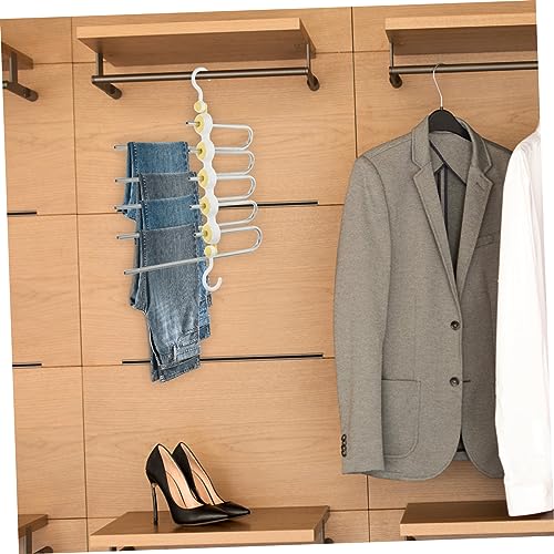 Porte-vêtements multifonctionnel en métal pour placard