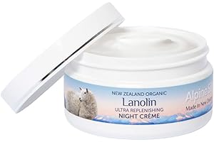 Alpine Silk Organic Lanolin Ultra Replenishing Night Cream 100 Grams