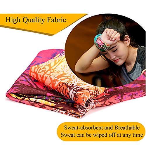 ZTWLEED 12Pezzi Multiuso Fascia Bandana,Multiuso
