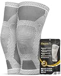 MagnetRX® Magnetoterapia Ginocchio – Ginocchiera Magnetica Terapeutica (Confezione da 2) – Fasce a Compressione per Sollievo e Recupero Articolare – Ginocchiera con Magnete (Taglia L)