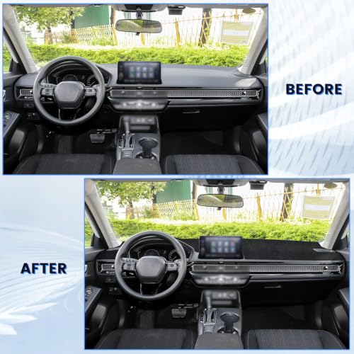 LANZMYAN Interior Dash Cover Mat for Honda Civic 2022-2026 by LANZMYAN - Used condition - Image 3
