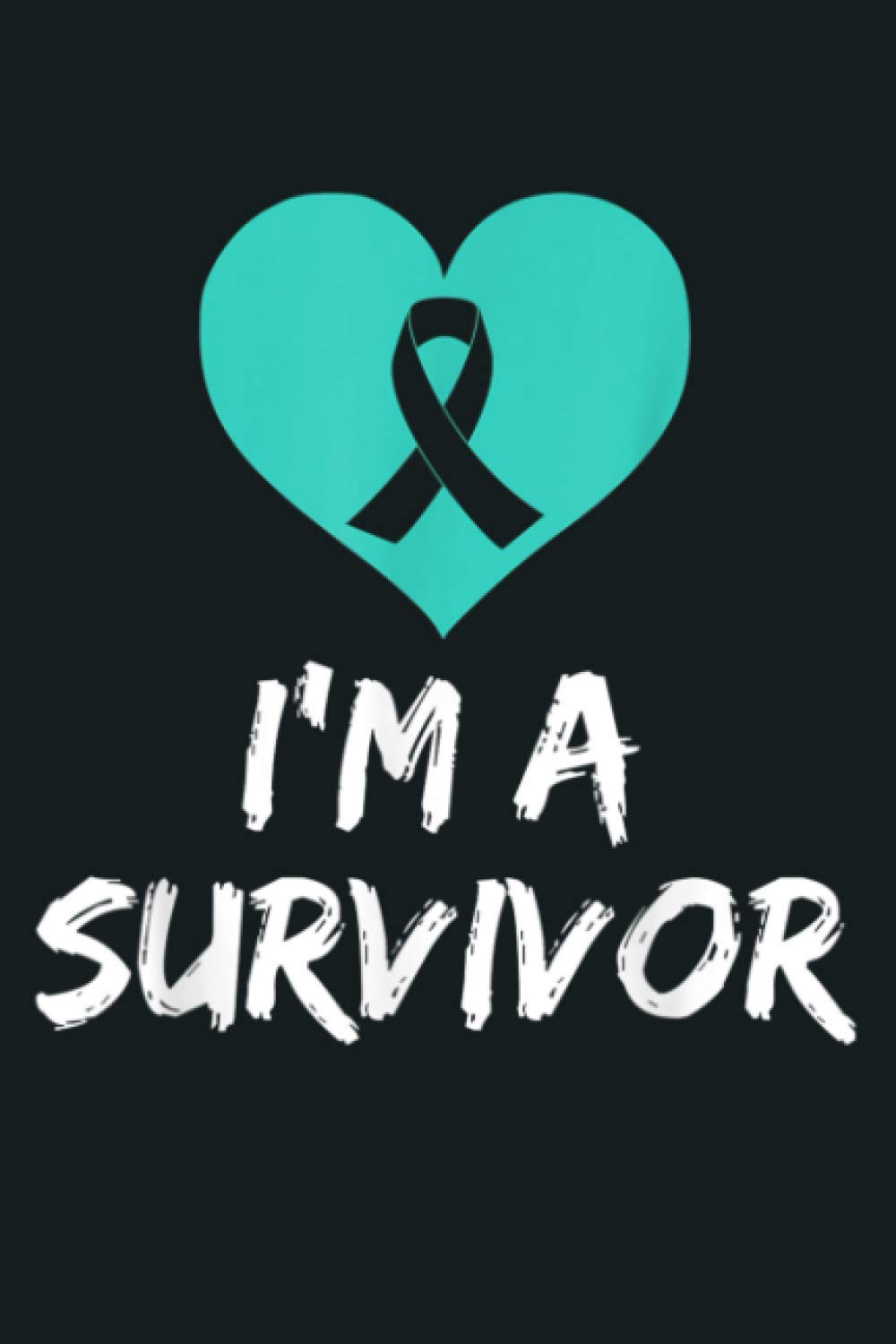 I M A Survivor Ovarian Cancer Awareness: Notebook Planner - 6x9 inch Daily Planner Journal, To Do List Notebook, Daily Organizer, 114 Pages