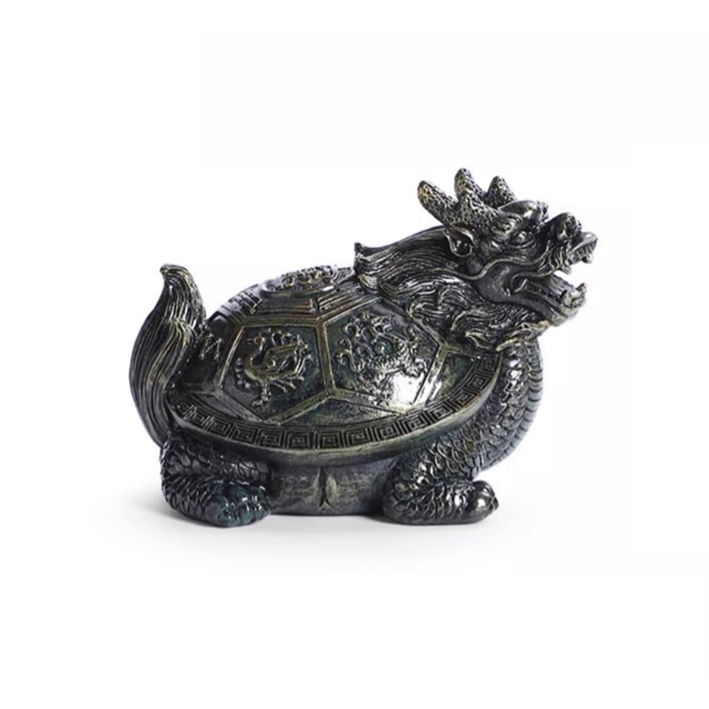 ENGENDER Kung Fu Tea Pet Tea Pet Desktop Ornaments Lucky Dragon Turtle Handmade Statue Home Set Accessories Color Changing Play