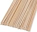 Bastoncini per Tasselli in Legno, 25 Pezzi Bastoncini di Legno per Artigianal Progetti di Artigianato (5 mm x 20 cm)