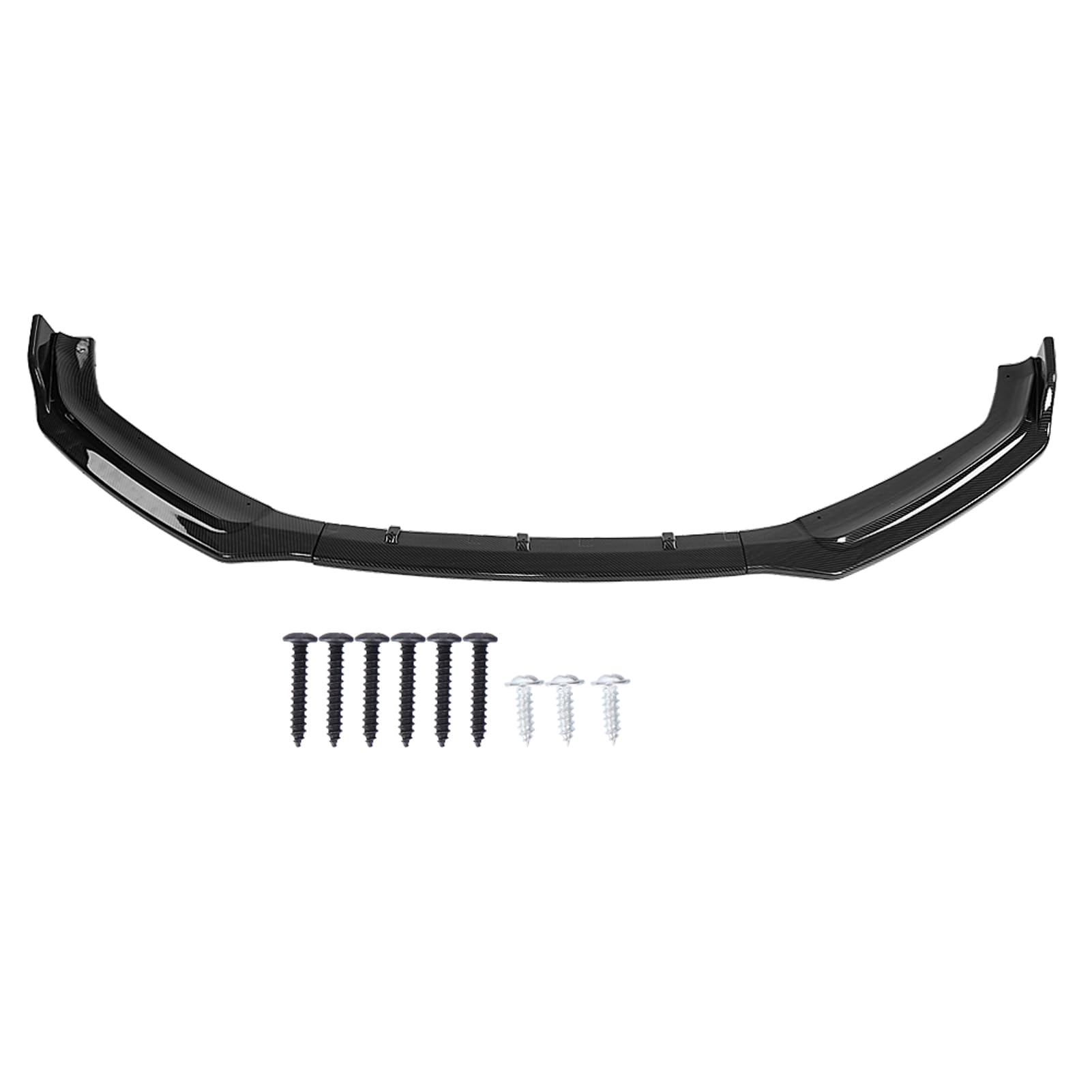 Akozon Kit Spoiler Canard per Paraurti Anteriore Auto per B9 2017-2018 - Finitura Nera G - Protezione Avanzata Ed Estetica da (Modello in fibra di carbonio)