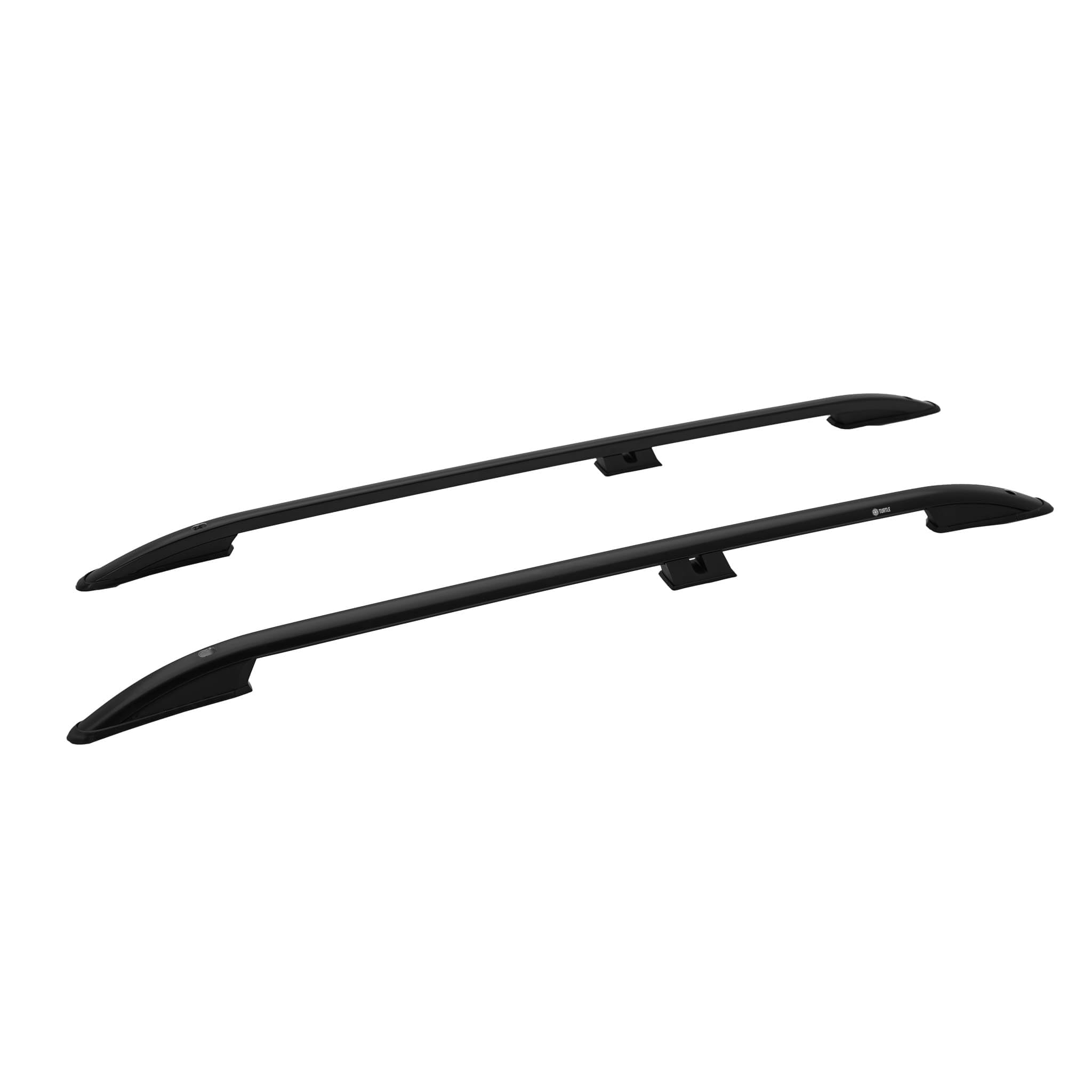 TURTLE Compatible con Renault Kangoo 2 20072021 / Barras de Techo Crown versión Corta | Negro