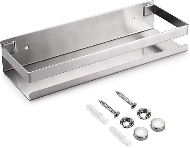 For Bathroom Shower Shelf Stainless Steel Bath Kitchen Basket Shower Caddy Rack Rus