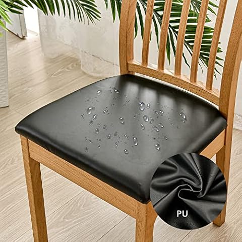 Highdi Housses de Chaise en Faux Cuir Cover