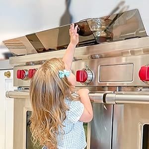 Prince Lionheart Stove Guard for Child Safety Premium Adhesive Stove Guard that Protects from Burns Adjustable Stove…