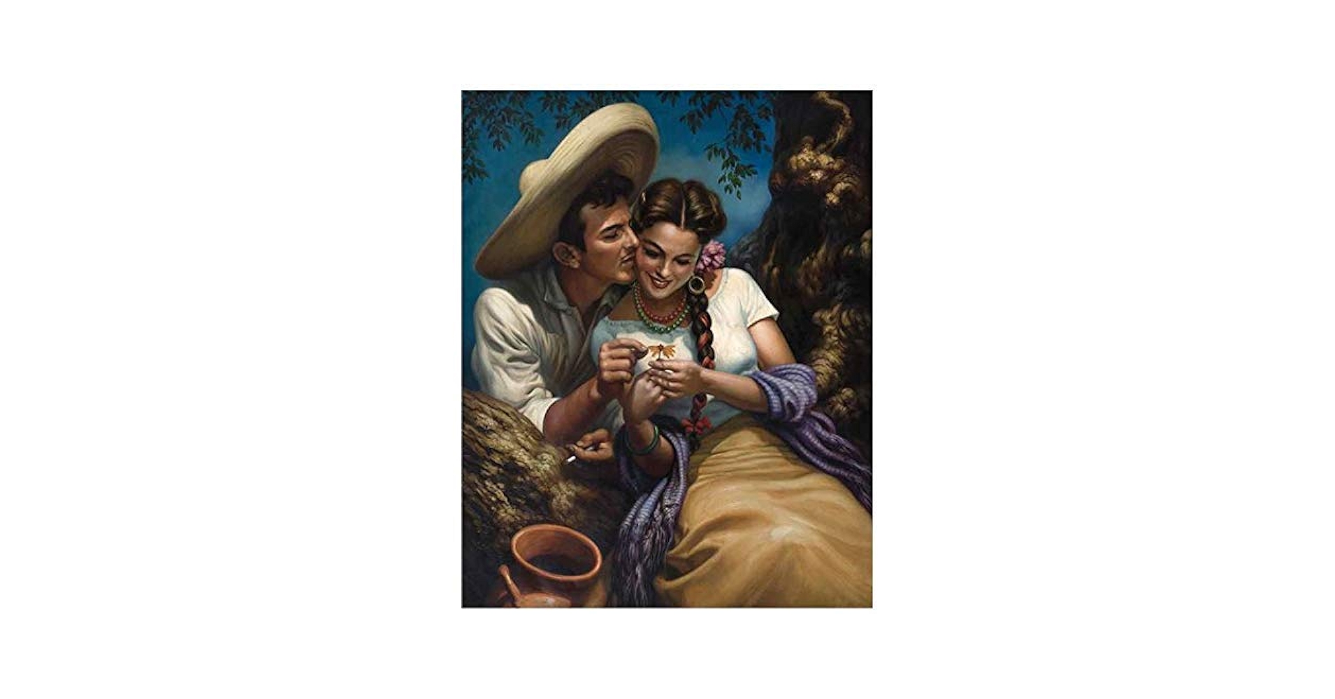 絵画 70s Mexican pair art 絵画 70s Mexican pair art Mexican Art