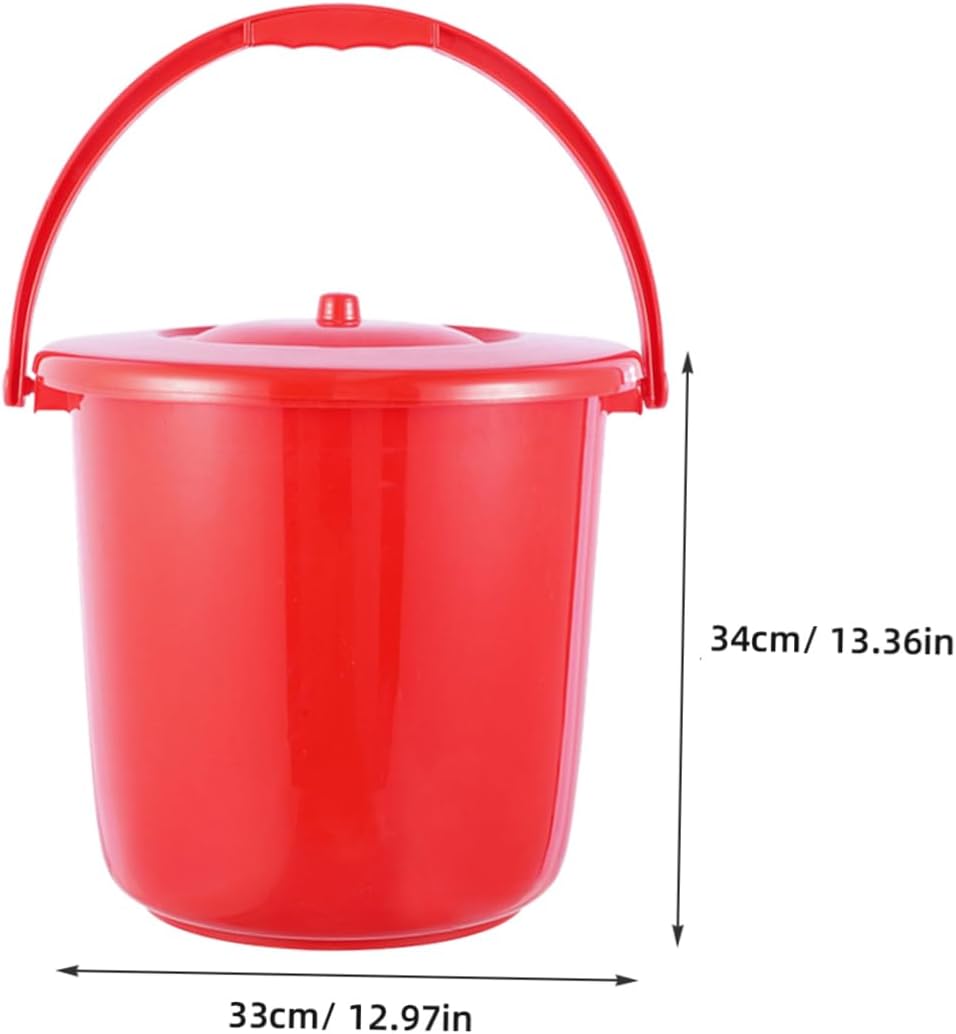 VALICLUD Chamber Pot for Urine Portable Night Urinal Plastic Urinal Pot Lid Boys and Girls Bucket Lightweight and Easy to Carry