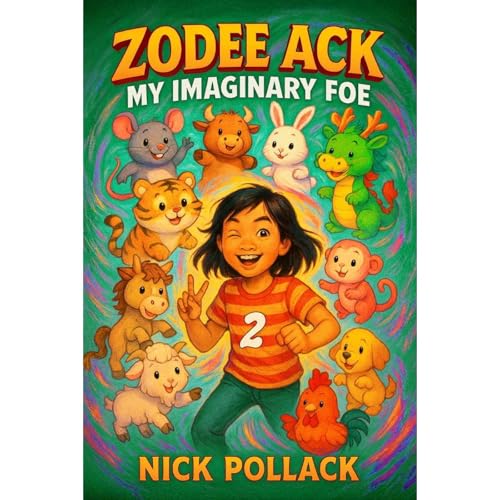 ZODEE ACK, MY IMAGINARY FOE Audiolibro Por N.P. Pollack arte de portada