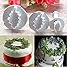 Produktbild Inovey 3X Christmas Holly Leaf Cake Cookie Cutter Sugarcraft Decorating Mold