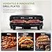 OSTBA Sandwich Maker & Panini Press, 2 Slice Grilled Cheese Maker with Non-stick Grill Plates, Indicator Lights, Cool Touch Handle, Easy to Clean and Store, 750W