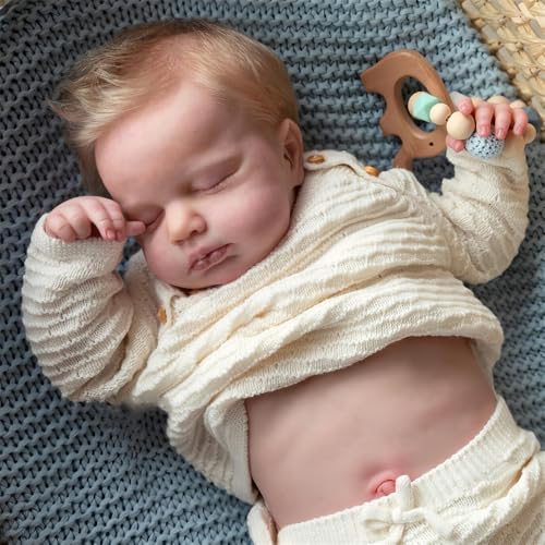 Muñeca Reborn Baby Dolls Girl de 50 cm de Vinilo miniatura 2