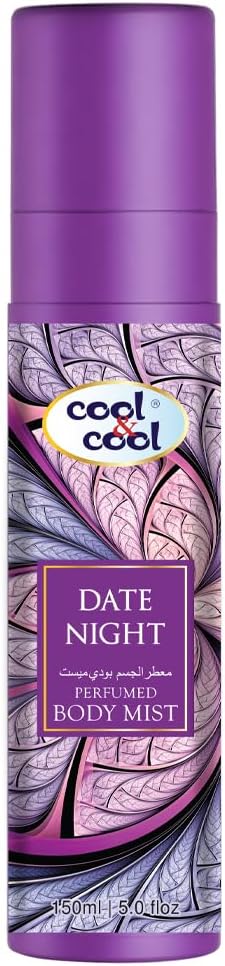 Date Night Perfumed Body Mist 150ml, Long-lasting Fragrance, Suitable for everyday use, Purple
