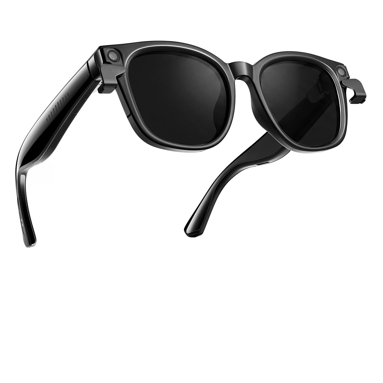King Will AI Bluetooth Smart Glasses with 8MP Camera & Privacy Protection, 4K 1200P Pro-Stabilized Video Recording, 139+ Language Real-Time Translation, AI Voice Assistant, 8H Playtime, Sunglass Lens-image-5