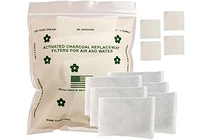 GreenPiece Overstuffed Baby Diaper Pail Deodorizer Activated Charcoal - Eliminates Trash Can Smell