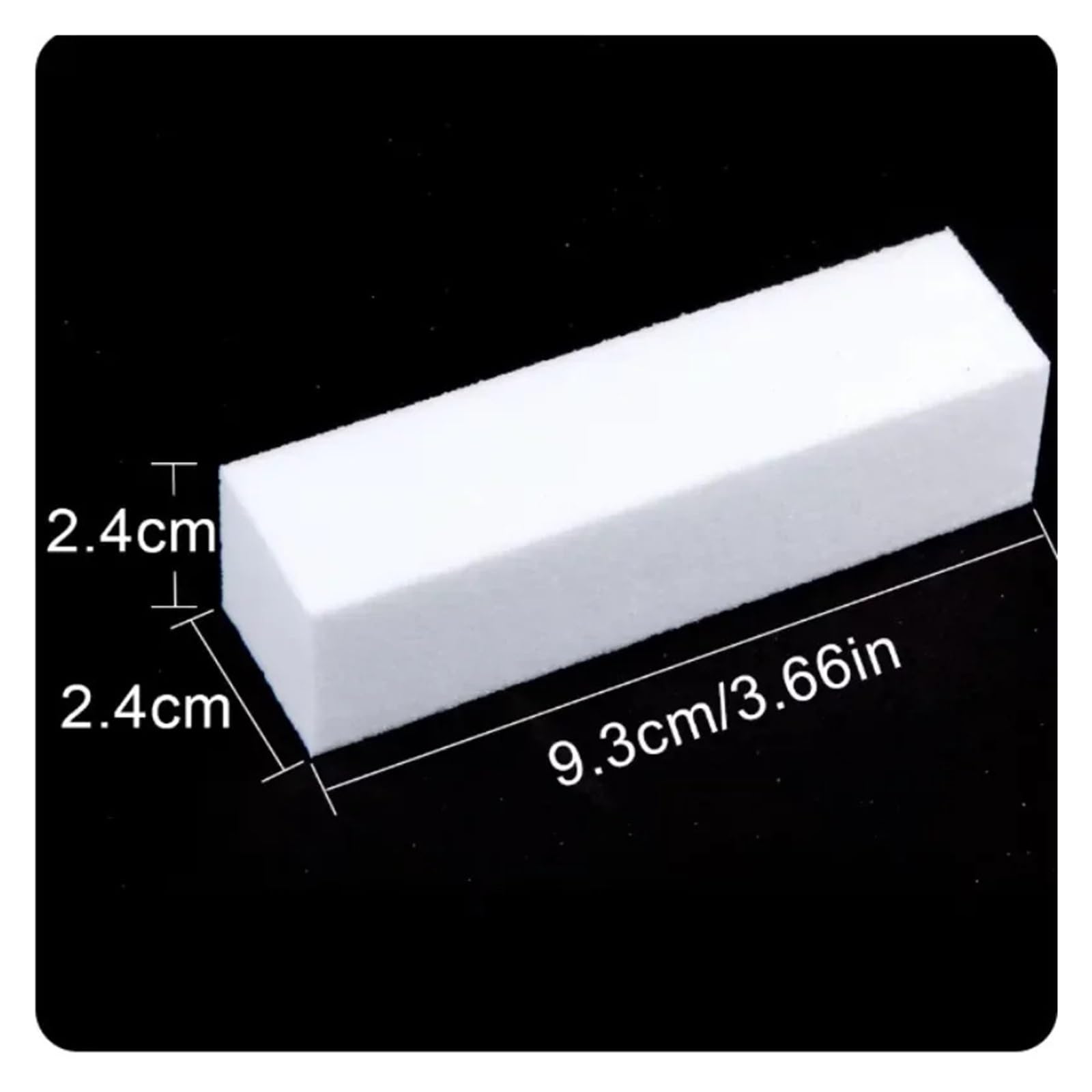 5/10/15/20 pezzi Lima for unghie professionale Blocco lucidante for manicure e pedicure Lime for levigatura Spugna lucidante Strumenti for nail art(5pcs Green)