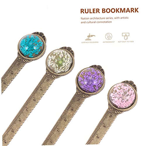 Règle marque-page aux fleurs séchées DOITOOL, cadeau idéal pour passionnés - 7