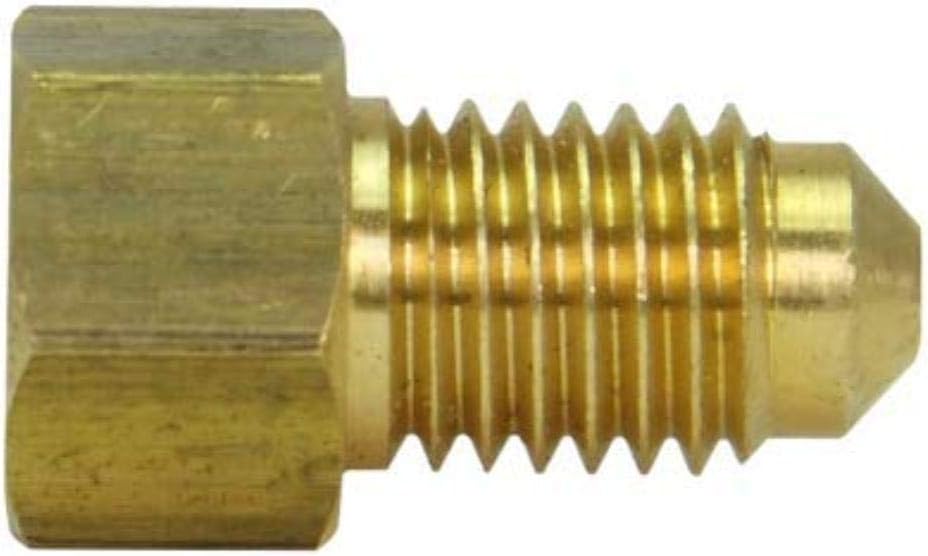 American Grease Stick Ags Adapter, Brass, F(3/8-24 I), M(M12X1.0 B), 1/Bag (Blf33B) 1