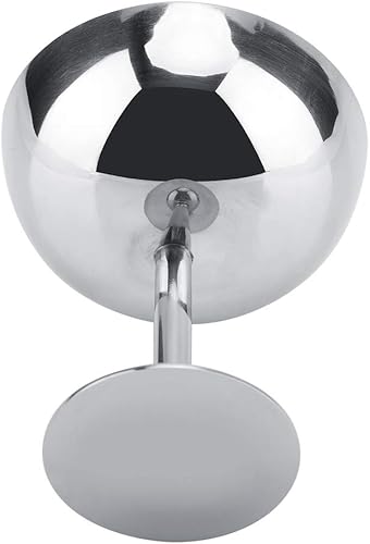 Miniatura 7 de Copas de helado Plato de postre de acero inoxidable para ensalada y pudín de frutas alto