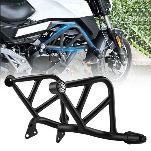 XUYUZDQ Highway Crash Bar Engine Guard Bumper Protector Upper Lower for CFMOTO ST Papio 125 CF125-3A Motorcycle Frame Falling Protection Accessories by XUYUZDQ - Used condition - US$78.93
