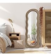Amazon.com: FARUIFETT Wavy Mirror, Full Length Mirror 63