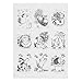 Produktbild Kalttoy DIY Silikon Klar Stempel Blatt Scrapbooking Album Foto DIY Geburtstag Weihnachten Valentinstag Thanksgiving Geschenke