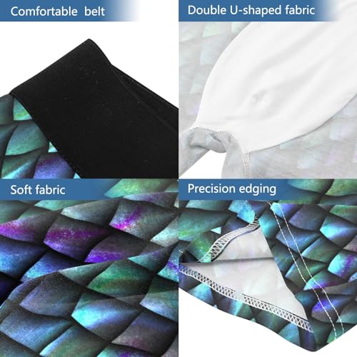 Men's Underwear Dragon Scale Boxer Briefs Soft Comfort Short Leg Trunks S-XXL4