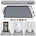 27''x27''x0.79'' Extra Large Mini Fridge Drain Pan Silicone Mat, Waterproof Non-Slip Fridge Drip Tray, Prevents Appliance Leakage Water Spills, Protects the Floor From Damage and Cleanliness (Grey）