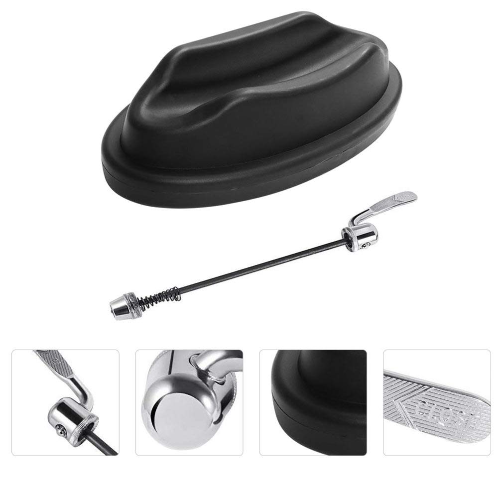 BESPORTBLE Cycling Front Wheel Riser Blocks 2 Pack Bike Support Non-Slip Design for Bike Trainer Black