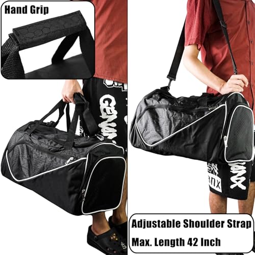 Luwint Gym Bag for Men and Women with Shoe Compartment - 35L Travel Duffle Bag for Sports, Fitness, and Workout3