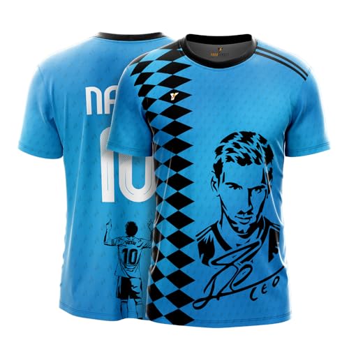 YOURJERSEY Messi Football Jersey 2024-25 | Fan Club Personalized ...