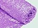 ShinyBeauty Sequin Fabric 3 feet Sparkly Sequin Fabric Lavender Sequin Fabric for Bows Glitz Sequin Table Runner/Tablecloth/Dress