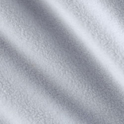 Baum TextilesWinterfleece Micro Chamois White Fabric By The Yard, White
