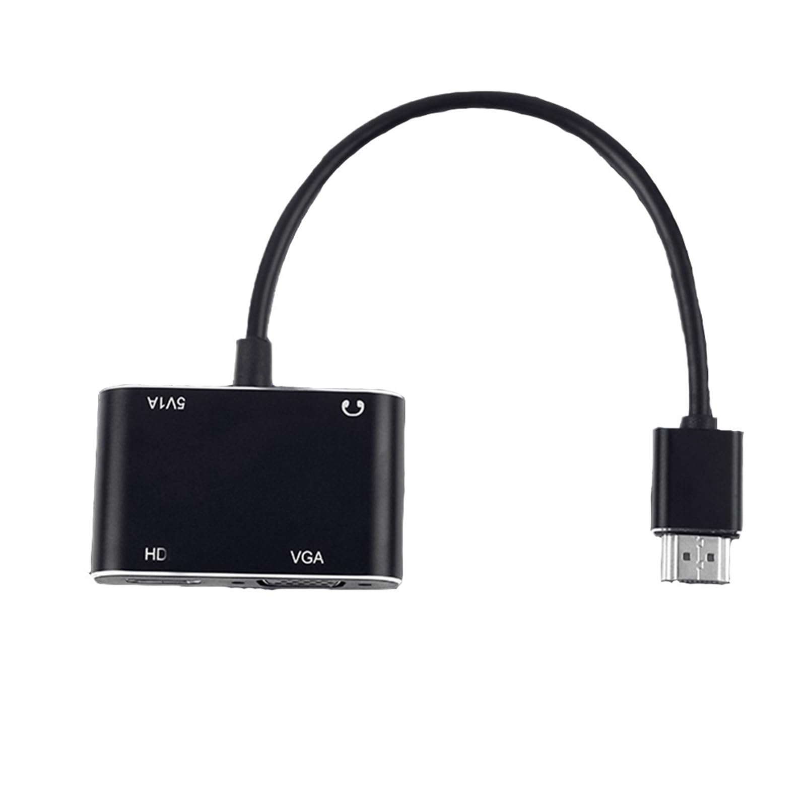Câble Adaptateur convertisseur HDMI 4K * 2K vers VGA 4K * 2K HDMI Compatible Micro USB 3,5 mm Jack