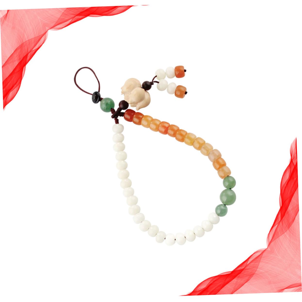 Mikikit 3pezzi Lanyard Per Smartphone Stile Cinese Con Design Di Fior Di Cinturino Elegante e Creativo Per Uso Quotidiano Leggero e Durevole Ottimo Per Amici e Famiglia