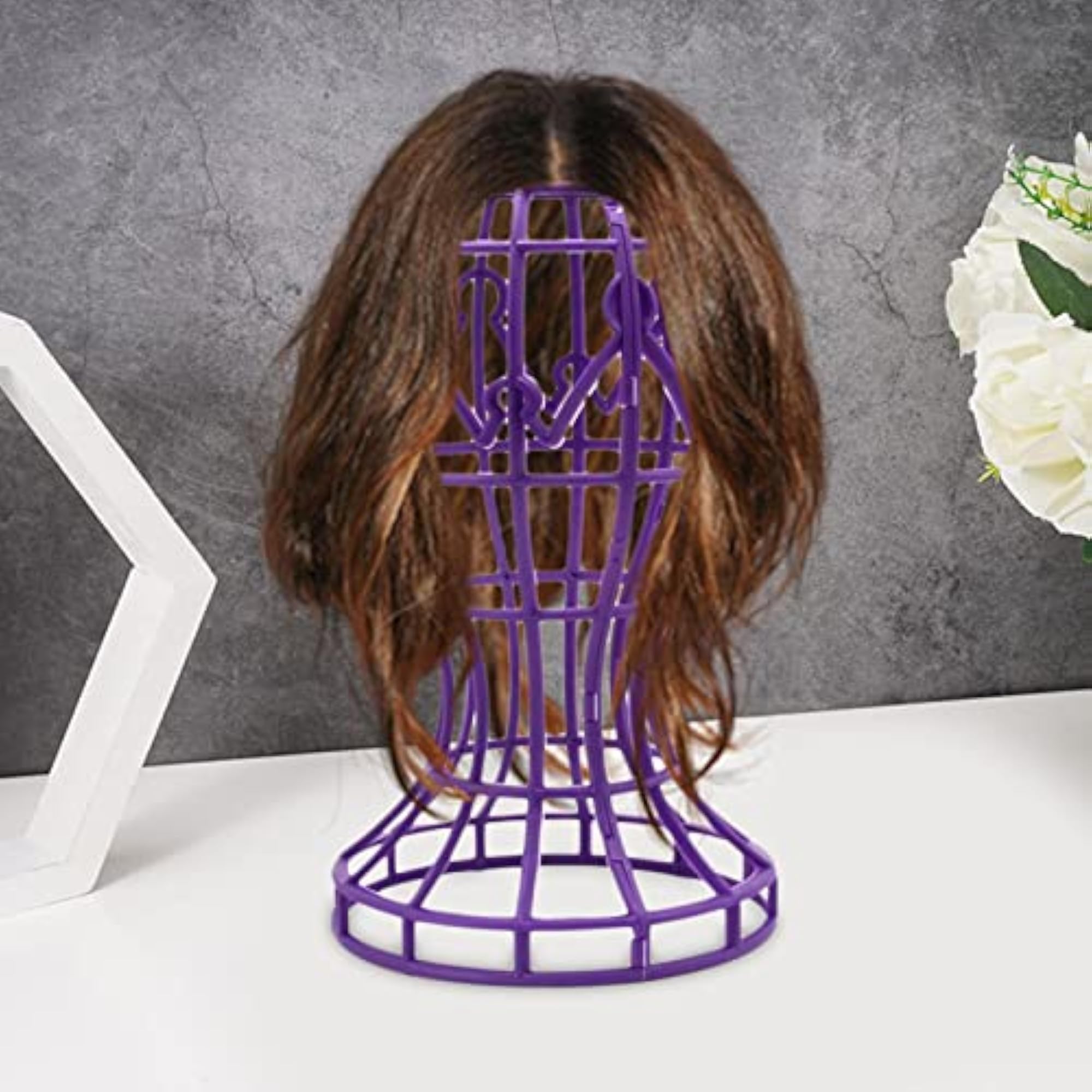 Travel Wig Stand Foldable for Easy Display
