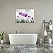 Tulip Wall Art for Bedroom abstract Purple Flower Canvas Print 12