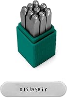 Vista 11 de Juego básico de sellos de metal Bridgette de ImpressArt, letras minúsculas y mayúsculas