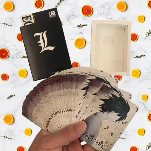 BOENJOY Gifts - Anime Death Note Playing Cards | Poker Cards | Decks of Cards | Card Games Standard Index 2.5" x 3.5"