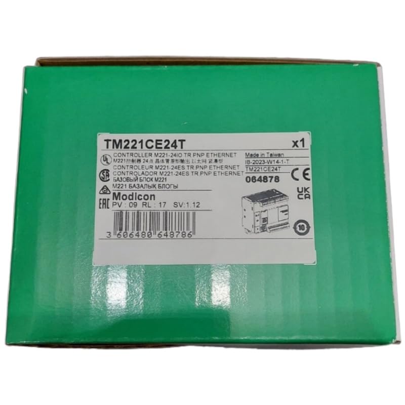 Automate TM221CE24T avec port Ethernet intégré pour contrôle industriel précis garanti 1 an