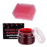 Wismee Fake Scab Blood Gel (1.06Oz) Halloween Party Stage SFX Special Effects Makeup Kit with...