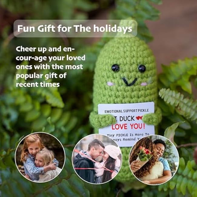 Birthday Gifts for Women Encouragement Pickle Christmas Stocking Stuffers (I Duck Love You)
