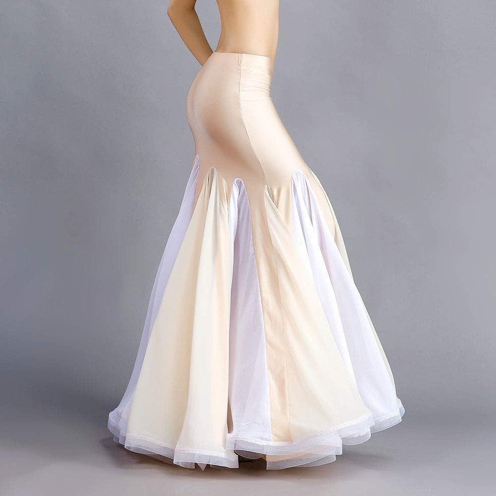 ROYAL SMEELA Belly Dance Costume for Women Chiffon Belly Dancing Skirts Maxi Fishtail Skirt Ruffle Mermaid Skirt Dress Outfit - Image 5